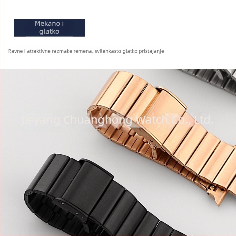 Nerđajući čelični kaiš za Apple Watch s bambusnim spojnicama, 38–42 mm