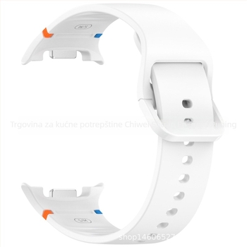 Silikonska narukvica za Samsung Galaxy Watch8 Wave, sportski stil, ravno šivanje, kopča s pinom