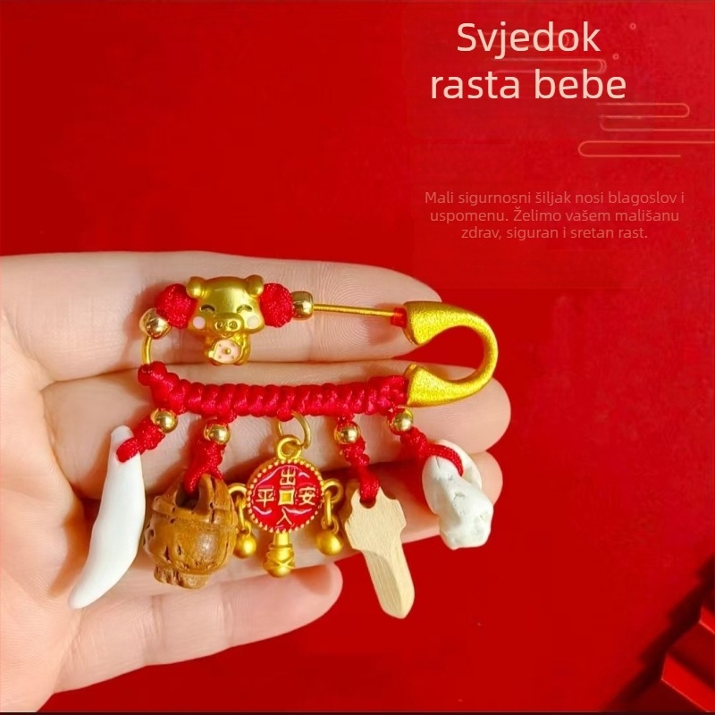 Metalna broš sa zodijakom – završna obrada kapajućim uljem, memorijalna i dekorativna, unisex