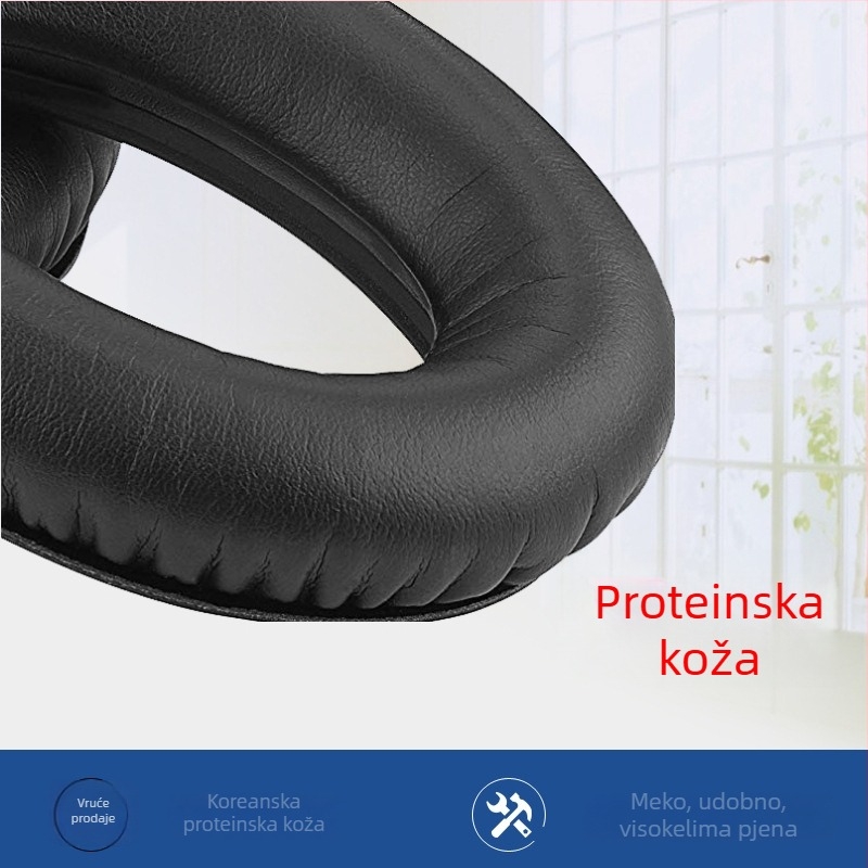 Kožna futrola za Sennheiser HD545 slušalice, Ear clothes, umjetna koža, mekana i udobna