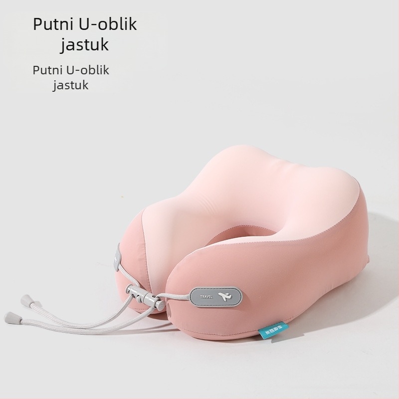 U-oblik jastuk za vrat od memorijske pjene, Ice Silk materijal, stil roditelj-dijete za putovanja