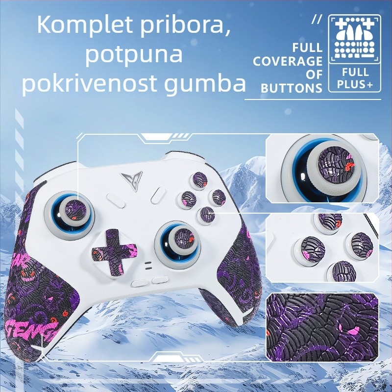 Protuklizni kožni zaštitni pokrov za Feizhi Ice Wolf 4 ručicu – mekana karirana tekstura, upijanje znoja, otporan na abraziju