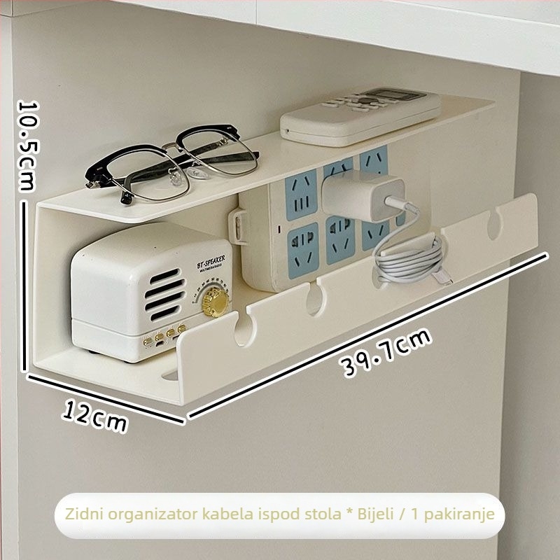 Zidni držač za produžni kabel i organizator kablova