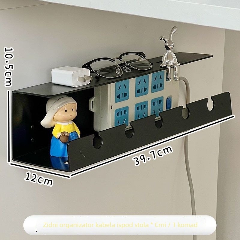 Zidni držač za produžni kabel i organizator kablova