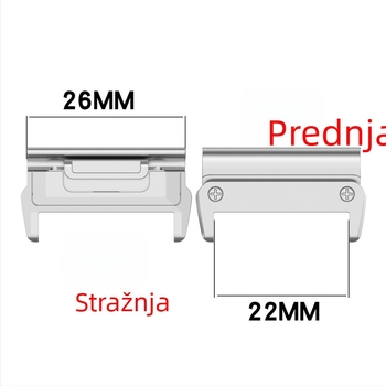 Kovani brzi konektor remena za Garmin fenix 6X Pro / 5X, 20/22/26 mm sučelje