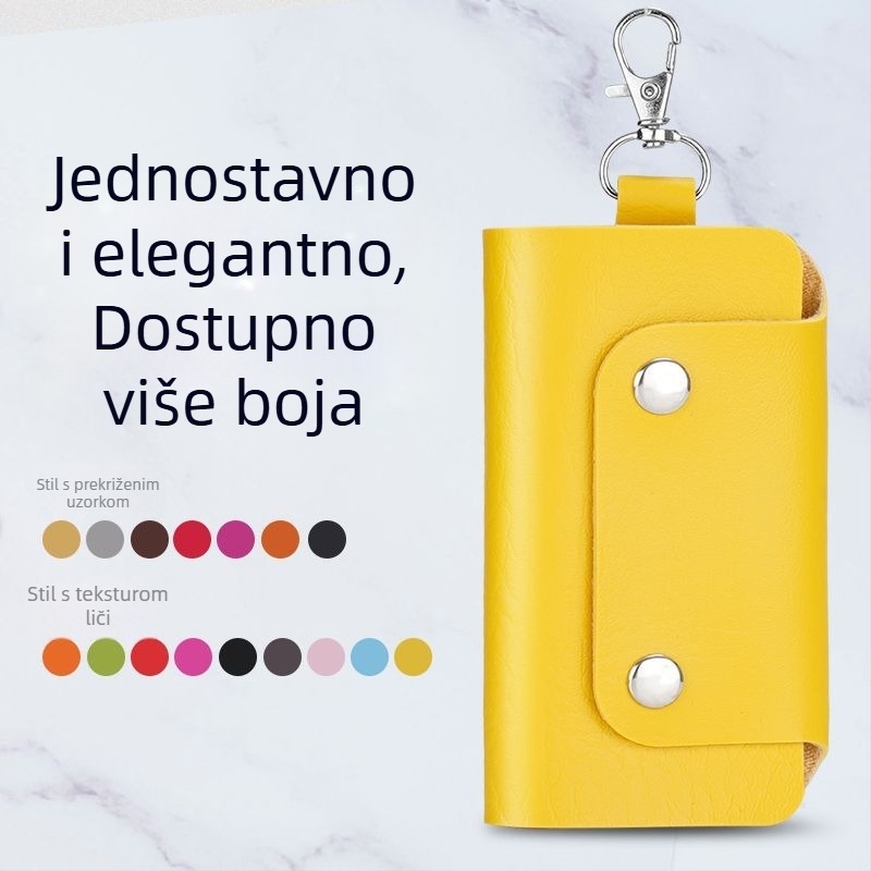 Torba za ključeve od PU materijala, za muškarce, kućno skladištenje, brend Unique