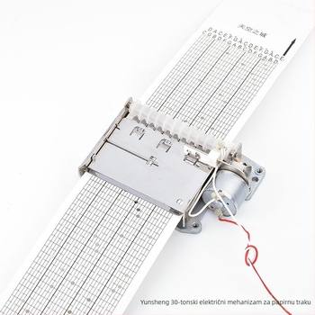 Jiyun Ručni mehanizam za glazbenu kutiju s papirnom trakom, cinkova legura, tisak, za DIY igračke