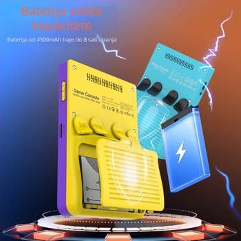 Prenosna gaming konzola s open-source Linuxom, retro s dvostrukim joystickom, 64/128 GB, izlaz 720p