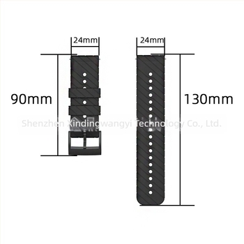 Silikonska narukvica za sat s Twill uzorom za Suunto 9, Suunto D5 i Suunto7