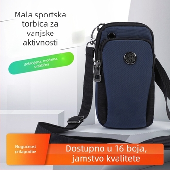 Unisex torbica za zapešće za maraton, Oxford platno, za vanjske sportove, s logom
