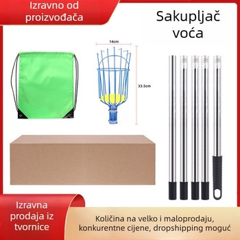 Alat za branje voća s dugim štapom za jabuke i šljive (Marka: Other; Drška: Plastika)