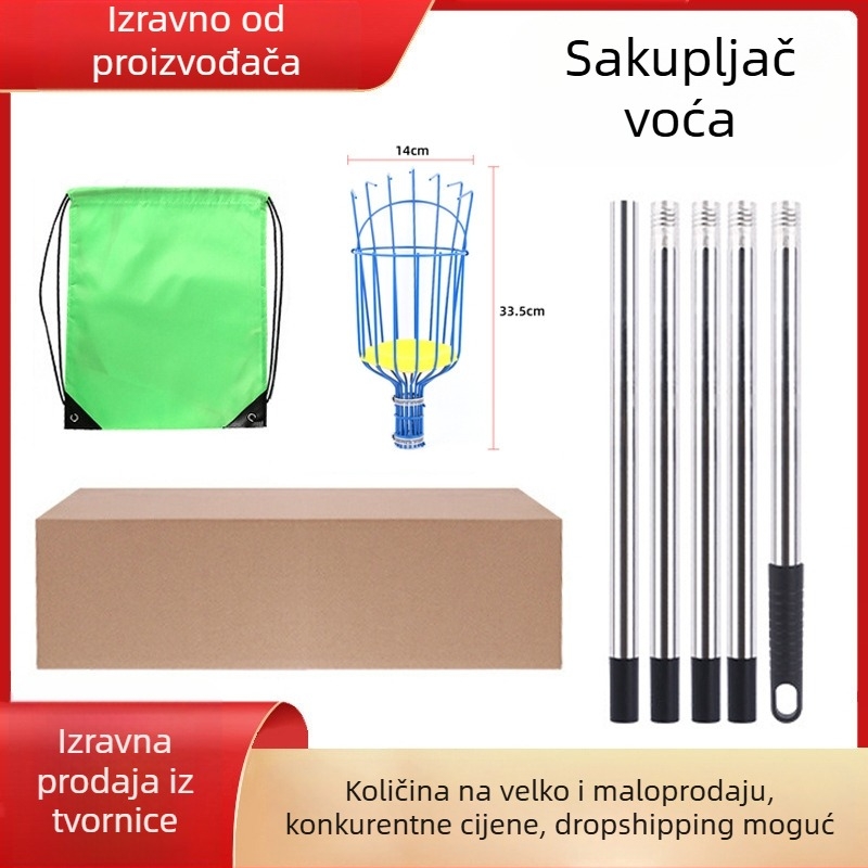 Alat za branje voća s dugim štapom za jabuke i šljive (Marka: Other; Drška: Plastika)