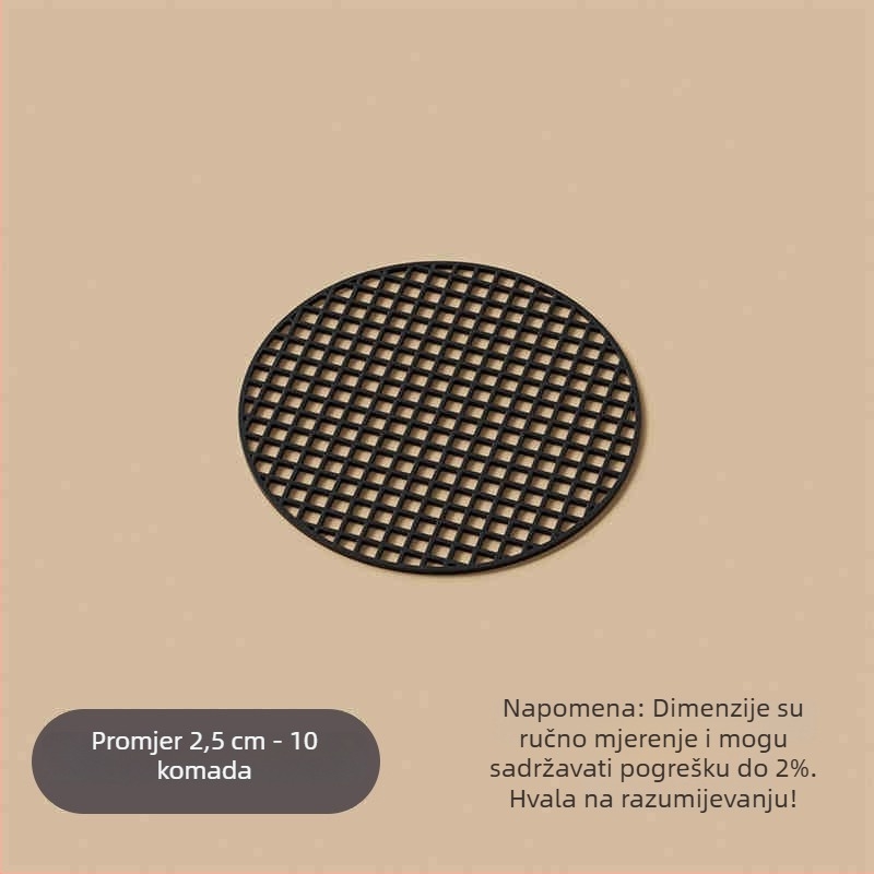 Plastična mrežasta podloga za dno lonca — trodijelni set, za vrtlarenje