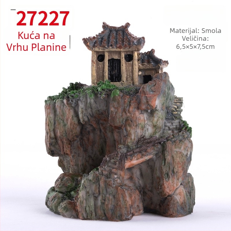 Smola mini krajinski bonsai ukras, kućni motiv dekor, modern minimalistički stil