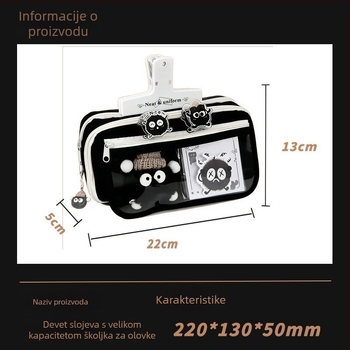 Školski pernica, Oxford platno, unisex, sladak stil, kutija za školske potrepštine