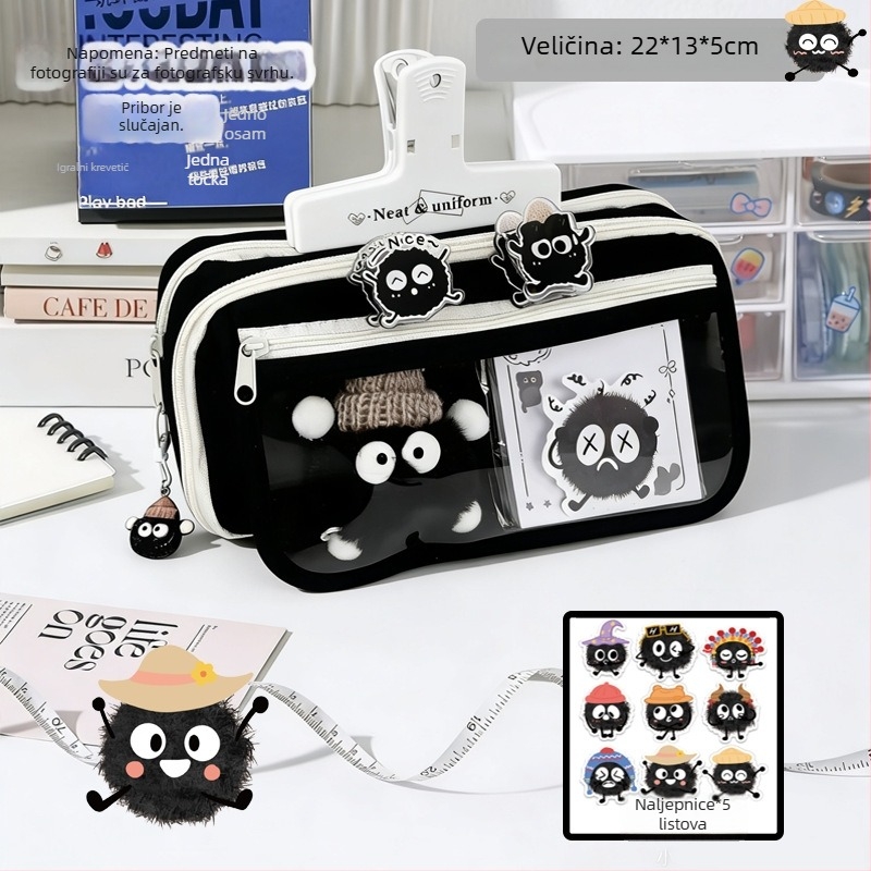 Školski pernica, Oxford platno, unisex, sladak stil, kutija za školske potrepštine