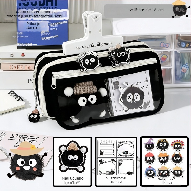 Školski pernica, Oxford platno, unisex, sladak stil, kutija za školske potrepštine