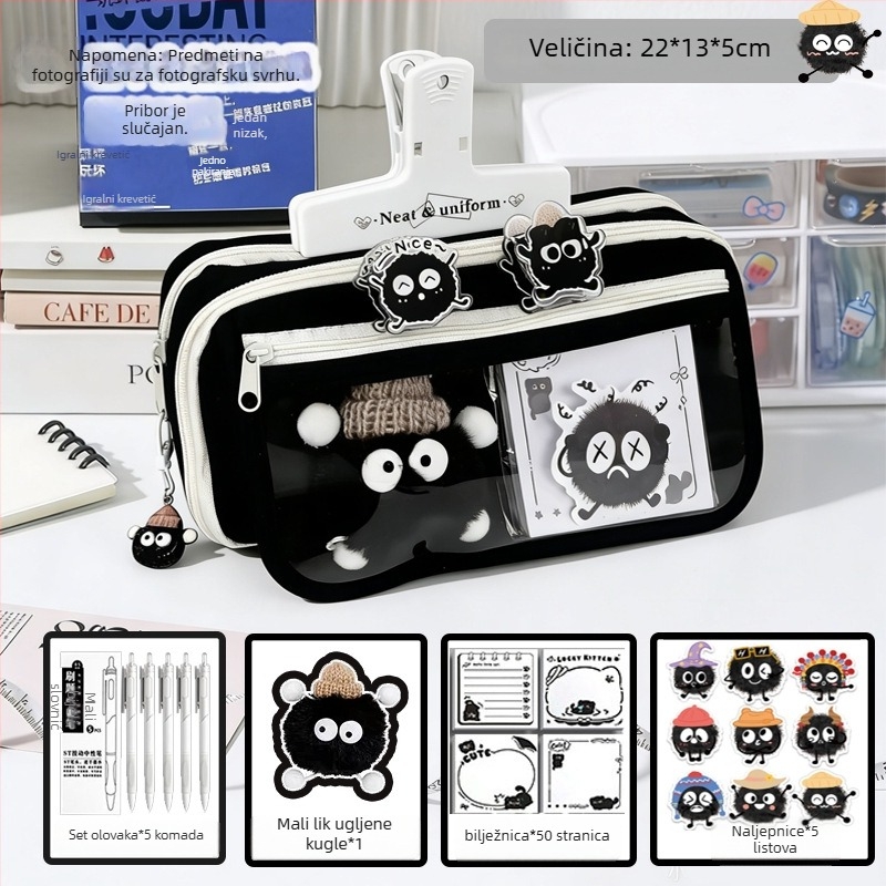 Školski pernica, Oxford platno, unisex, sladak stil, kutija za školske potrepštine