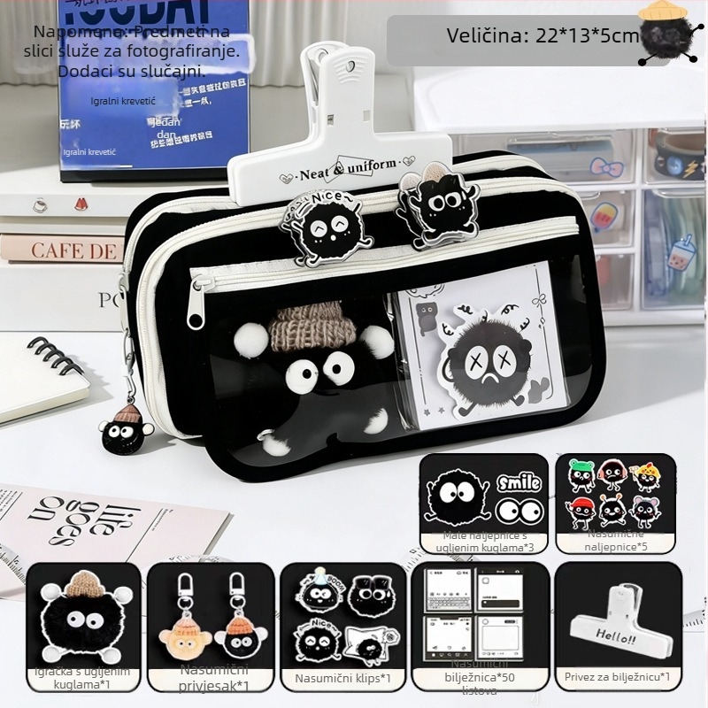 Školski pernica, Oxford platno, unisex, sladak stil, kutija za školske potrepštine