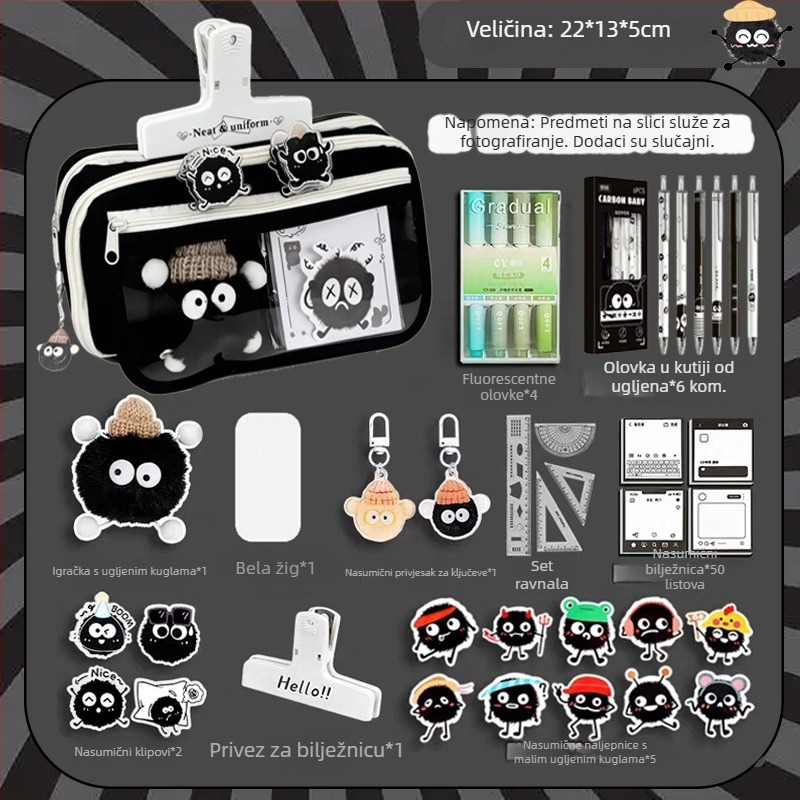 Školski pernica, Oxford platno, unisex, sladak stil, kutija za školske potrepštine