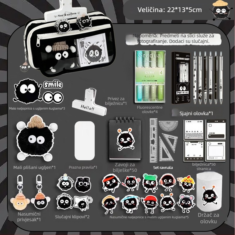 Školski pernica, Oxford platno, unisex, sladak stil, kutija za školske potrepštine