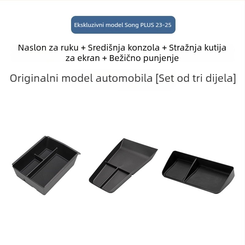 Kutija za skladištenje naslona za BYD Song Plus DM-I, Organizator središnje konzole, Materijal: Drugo; Marka: Bottled West; Kompatibilni modeli: Zadani artikl