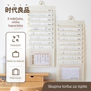 Prozirna sklopiva torba za datoteke, PP materijal, torba s užetom
