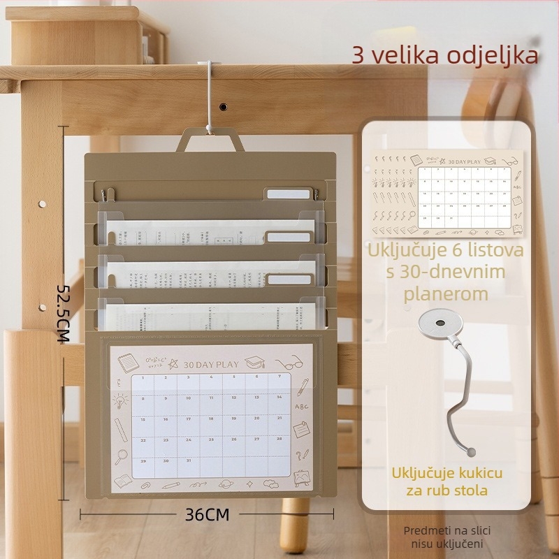 Prozirna sklopiva torba za datoteke, PP materijal, torba s užetom