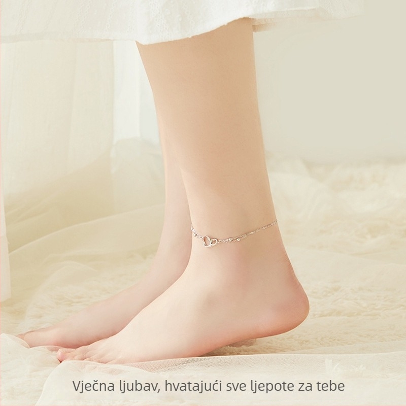 Gležanj ogrlica od bakra, geometrijski stil, Qiqiao Van Qi, JL36