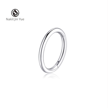 G23 titanij- legure piercing — nosni prsten i ušni piercing, kružni unisex dizajn, vakuumsko prekrivanje, multifunkcionalni nosni septum prsten