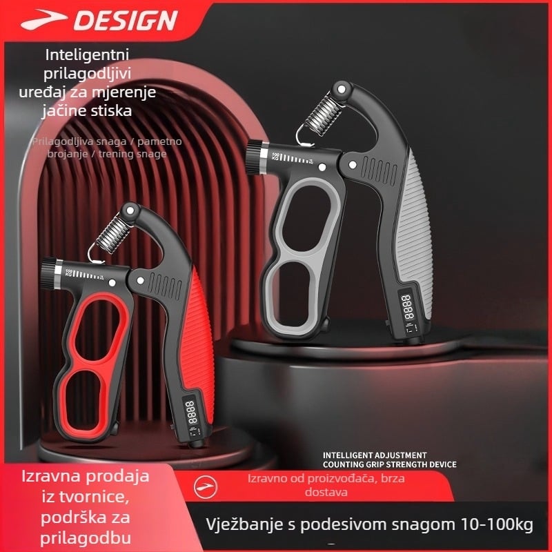 Uređaj za snagu hvata s opružnim naprezanjem — PP materijal, opterećenje 10–100 kg, za trening ruku i zapešća
