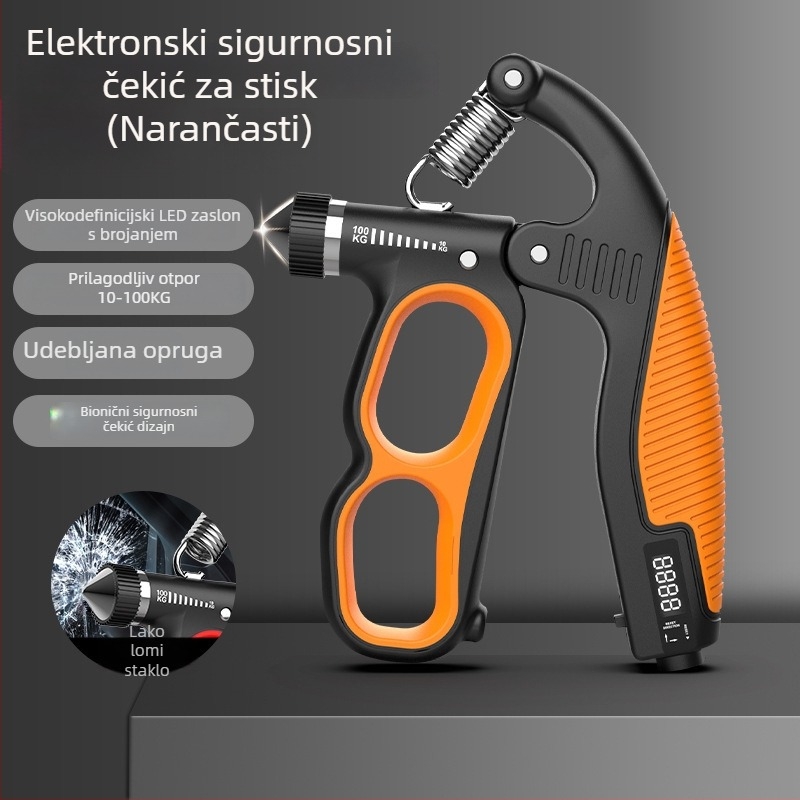Uređaj za snagu hvata s opružnim naprezanjem — PP materijal, opterećenje 10–100 kg, za trening ruku i zapešća