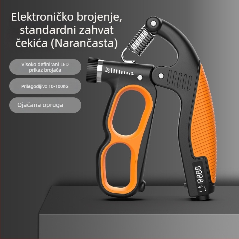 Uređaj za snagu hvata s opružnim naprezanjem — PP materijal, opterećenje 10–100 kg, za trening ruku i zapešća
