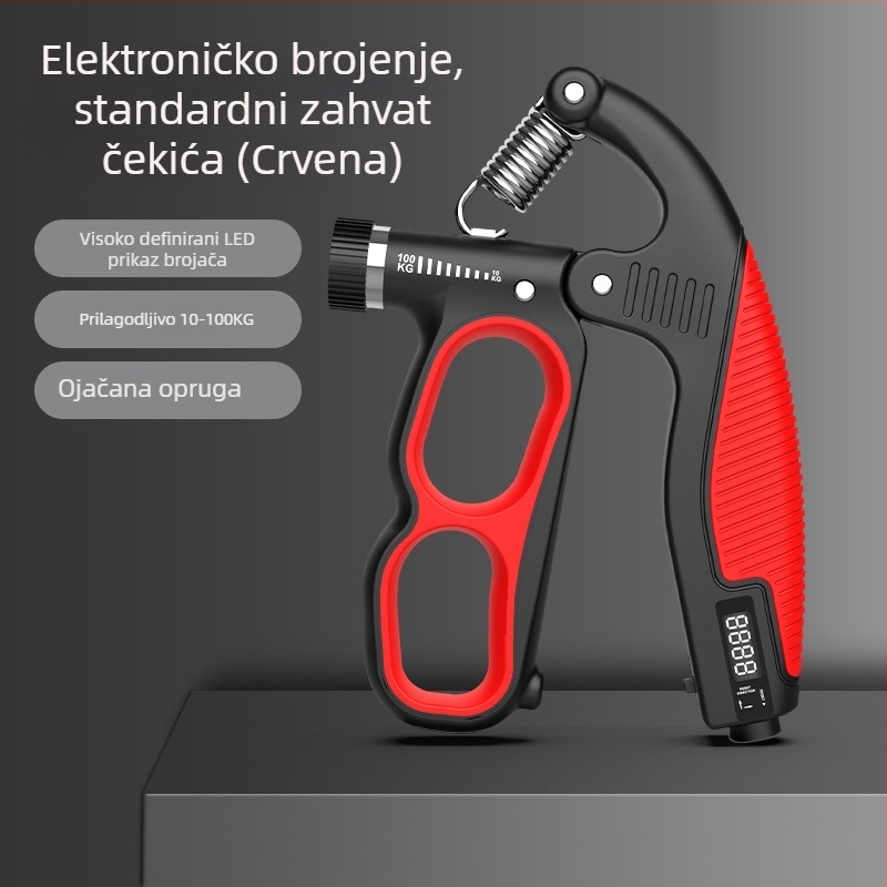 Uređaj za snagu hvata s opružnim naprezanjem — PP materijal, opterećenje 10–100 kg, za trening ruku i zapešća