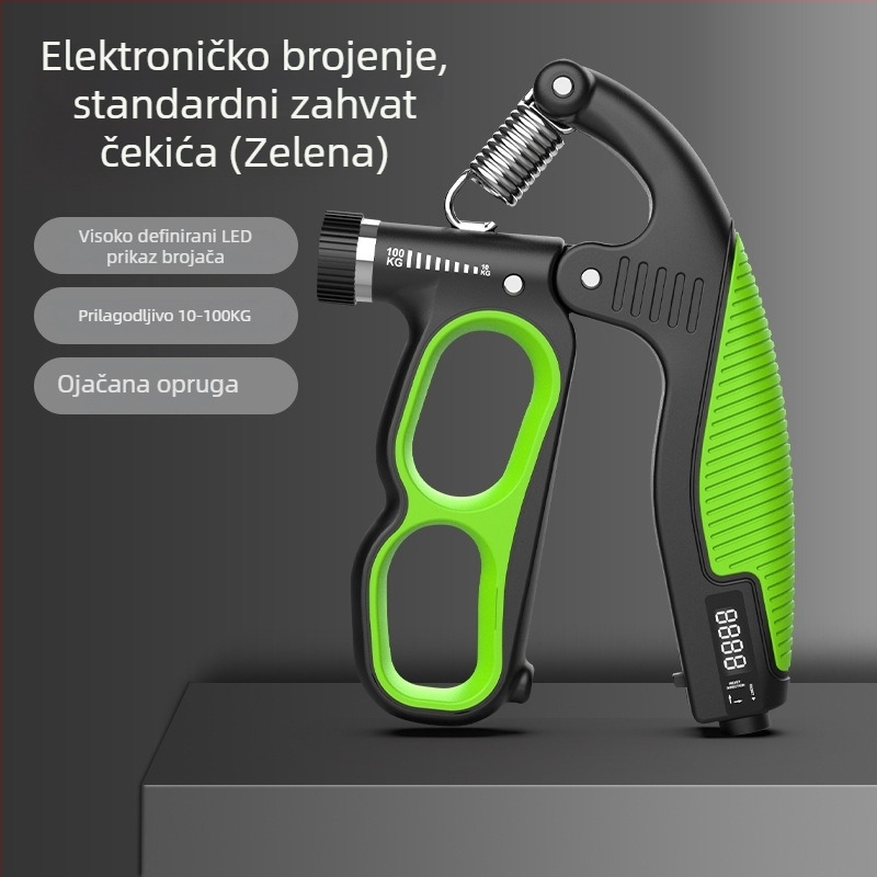 Uređaj za snagu hvata s opružnim naprezanjem — PP materijal, opterećenje 10–100 kg, za trening ruku i zapešća