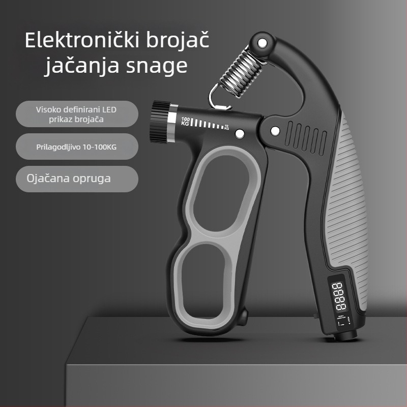 Uređaj za snagu hvata s opružnim naprezanjem — PP materijal, opterećenje 10–100 kg, za trening ruku i zapešća