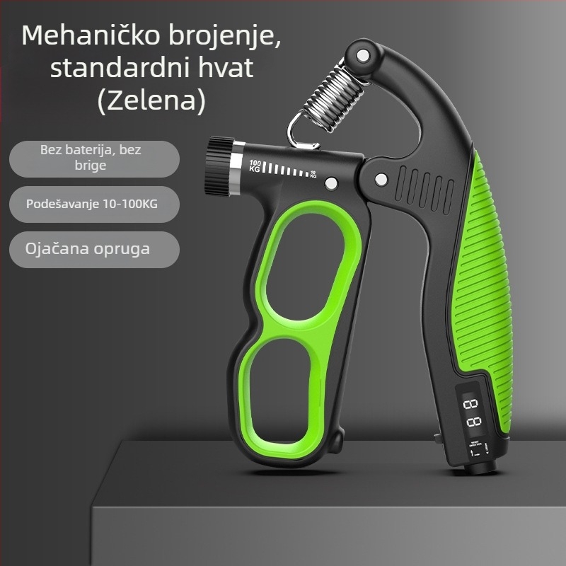 Uređaj za snagu hvata s opružnim naprezanjem — PP materijal, opterećenje 10–100 kg, za trening ruku i zapešća