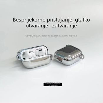 Kesida TPU elektroplated zaštitna futrola za Apple bežične slušalice – sveobuhvatni stil, kompatibilan s Apple