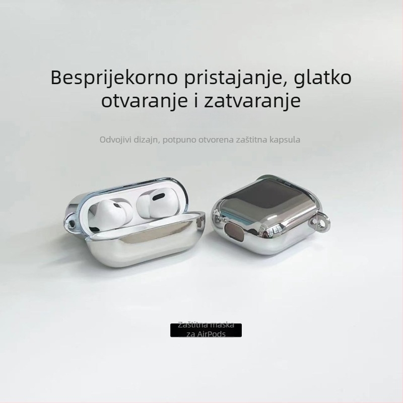 Kesida TPU elektroplated zaštitna futrola za Apple bežične slušalice – sveobuhvatni stil, kompatibilan s Apple