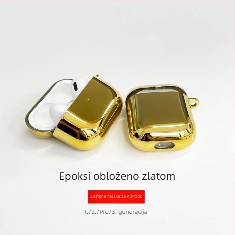 Kesida TPU elektroplated zaštitna futrola za Apple bežične slušalice – sveobuhvatni stil, kompatibilan s Apple