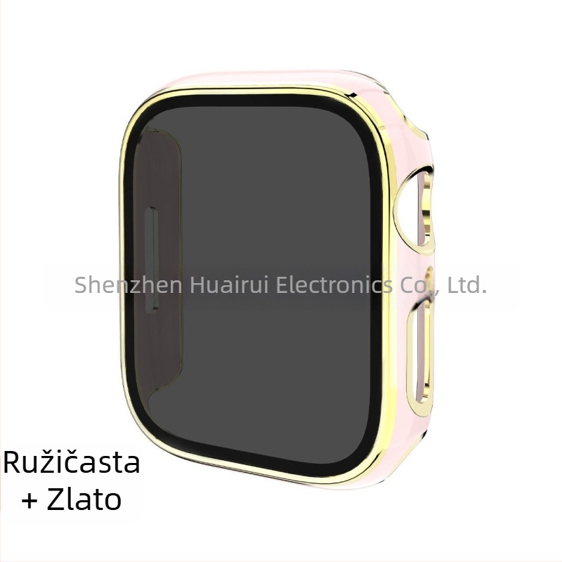 Apple Watch zaštitna futrola s zaštitom privatnosti i elektroplatiniranim PC kućištem