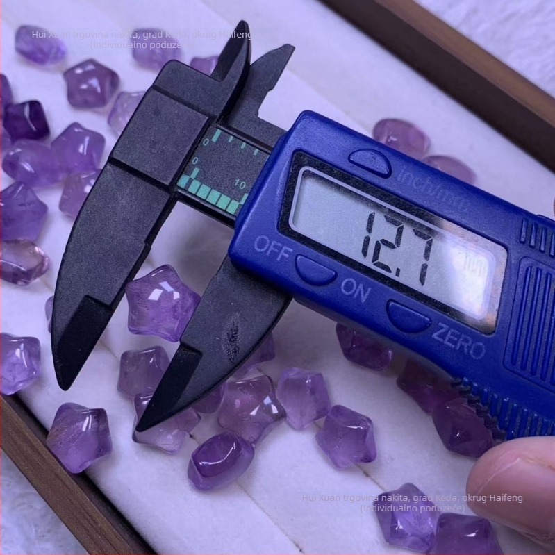 Zvjezdaste ametistne perle, DIY labave perle, veliko pakiranje, jesen 2025