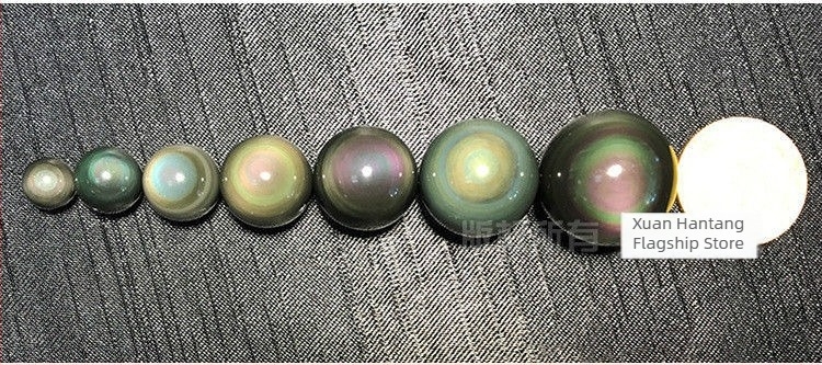 Prirodne višebojne obsidijanske slobodne perle, poluproizvod za DIY nakit
