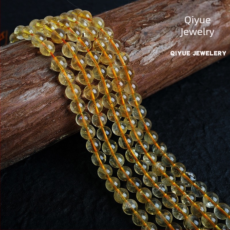 Perle citrina za DIY narukvicu – poluproizvodi za nakit