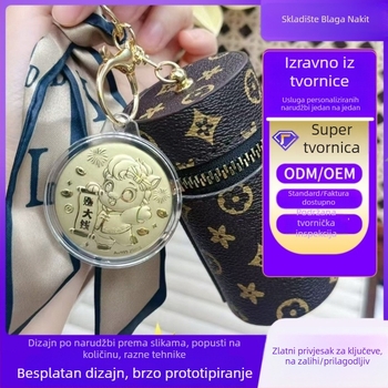 Privjesak za ključeve od zlata 999 – moderan kreativni privjesak za telefon