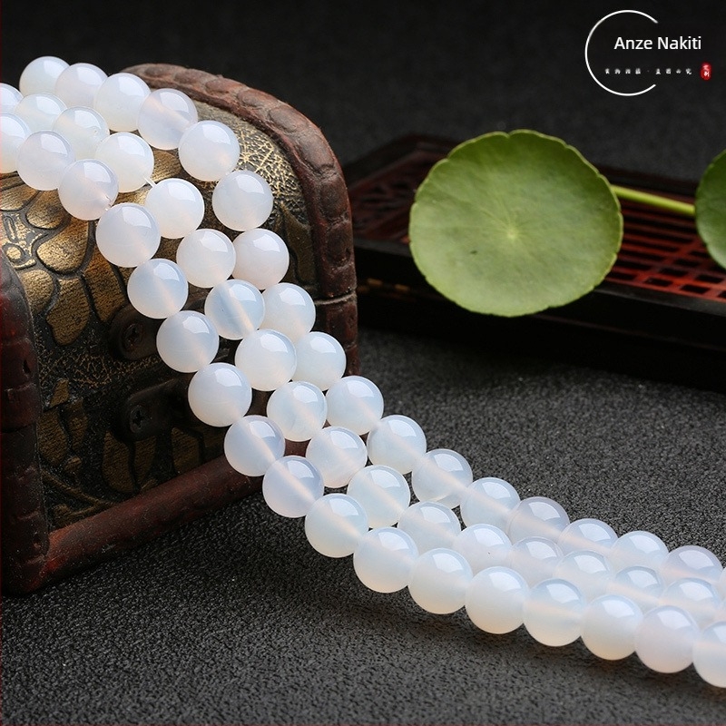 Kuglice – slobodne agatne perle, polirane, marka Anze Jewelry