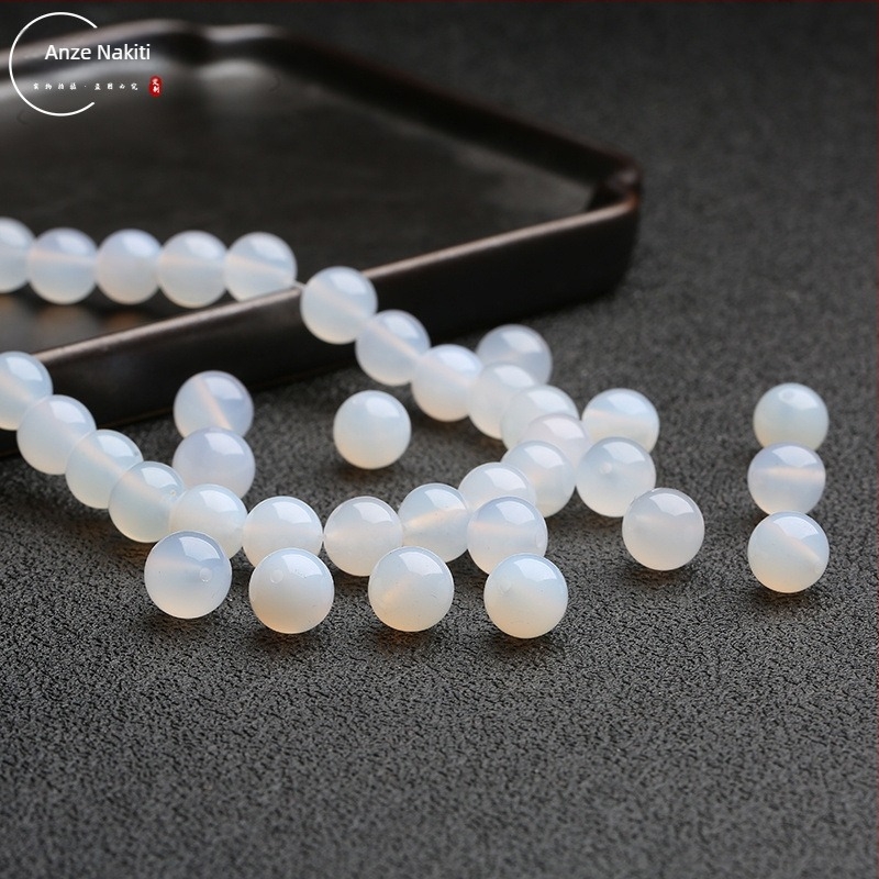 Kuglice – slobodne agatne perle, polirane, marka Anze Jewelry