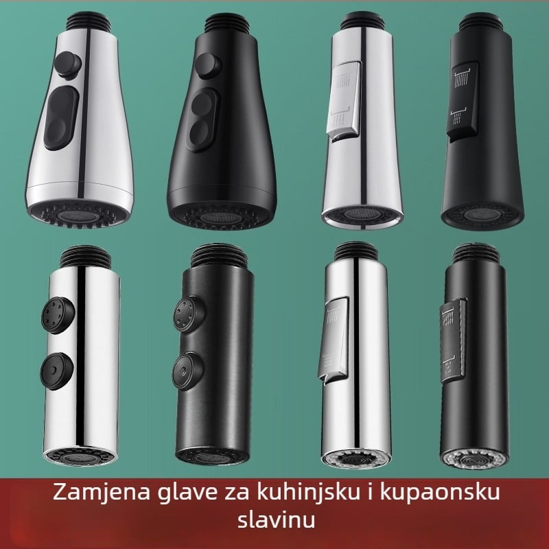 Proširivač kuhinjske slavine s keramičkim jezgrom ventila, ABS kućište, okretna montaža, Ø0.4 ulaz/izlaz, Ø1.0 sjedalo ventila