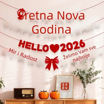 Dekorativni zastava proljetnog festivala, scena Godine konja, crtani stil, halter rope, flanel materijal, brend Zifan