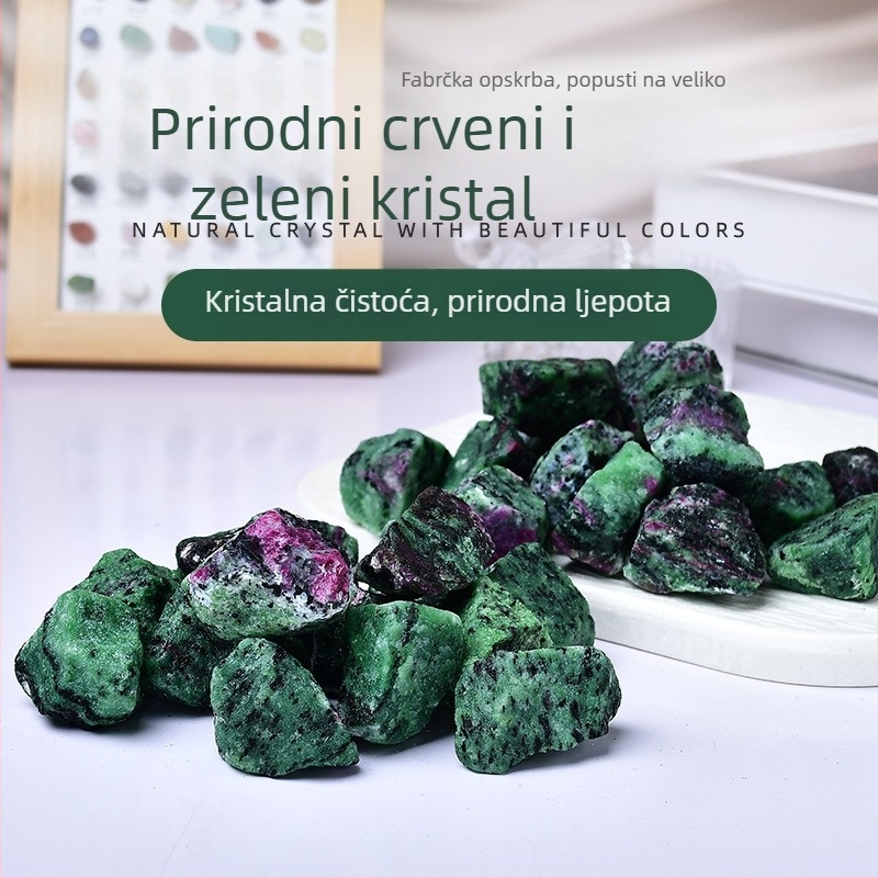 Kristalni sirovi kamen za aromaterapiju, kućna dekoracija — moderan minimalistički stil, pojedinačno pakirano u PP vrećicu, brend The beauty of ming